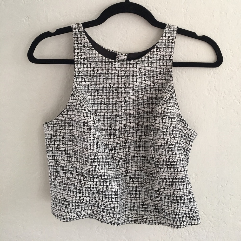 Express - Tweed Crop Top