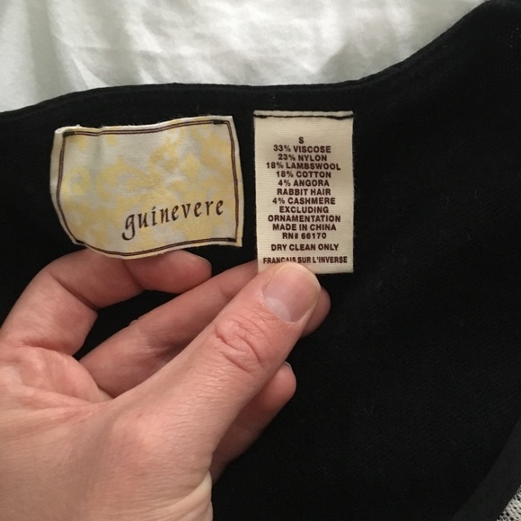 Anthropologie 3/4 length Tuxedo Sweater - Picture 2 of 4