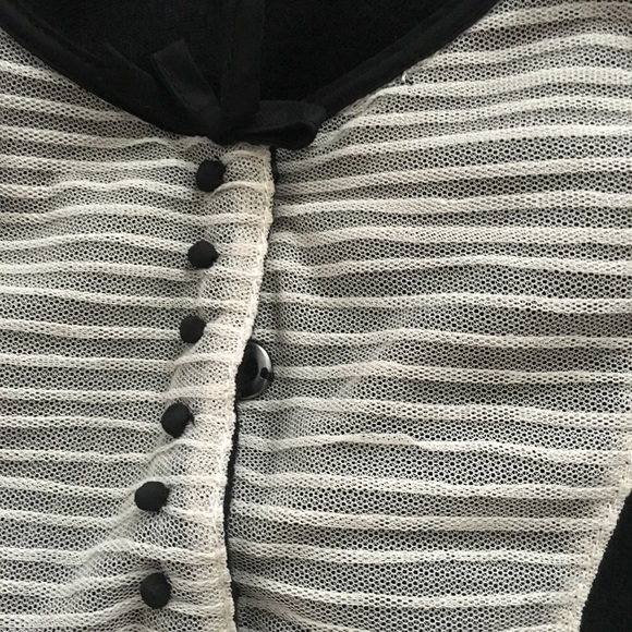 Anthropologie 3/4 length Tuxedo Sweater - Picture 3 of 4