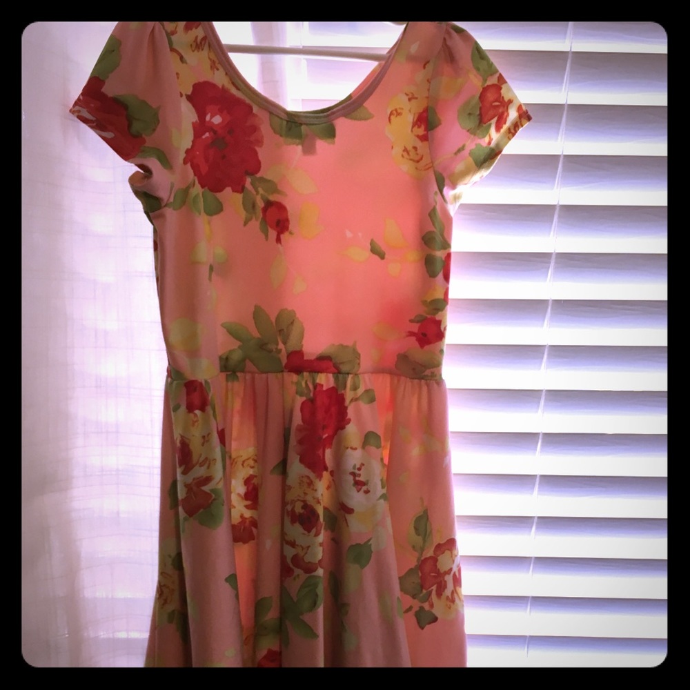 EUC LuLaRoe girls DOT SMILE