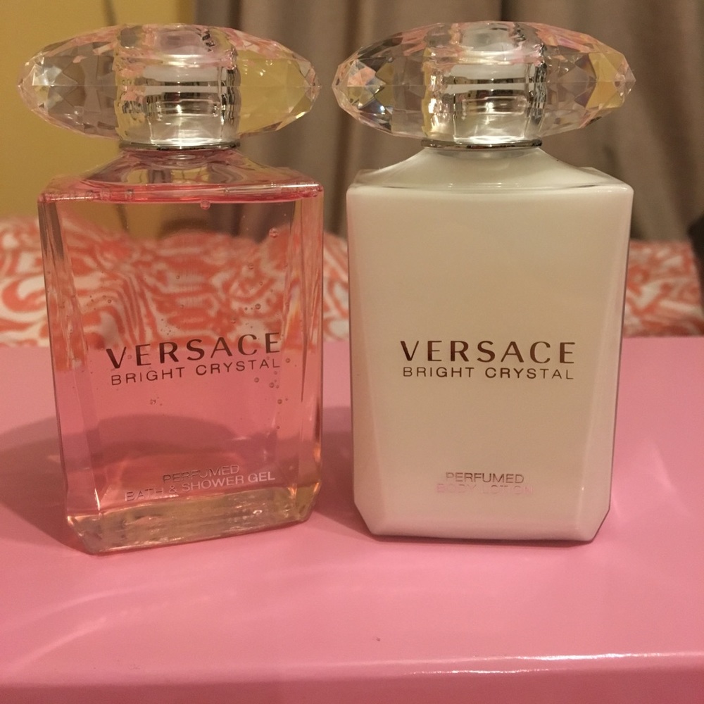 Versace perfumed shower gel and lotion