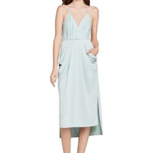 BCBG faux wrap midi dress