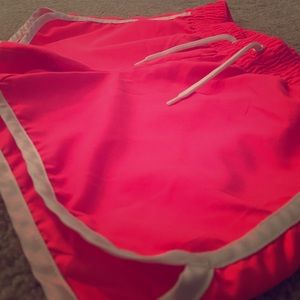 Pink workout or swim shorts