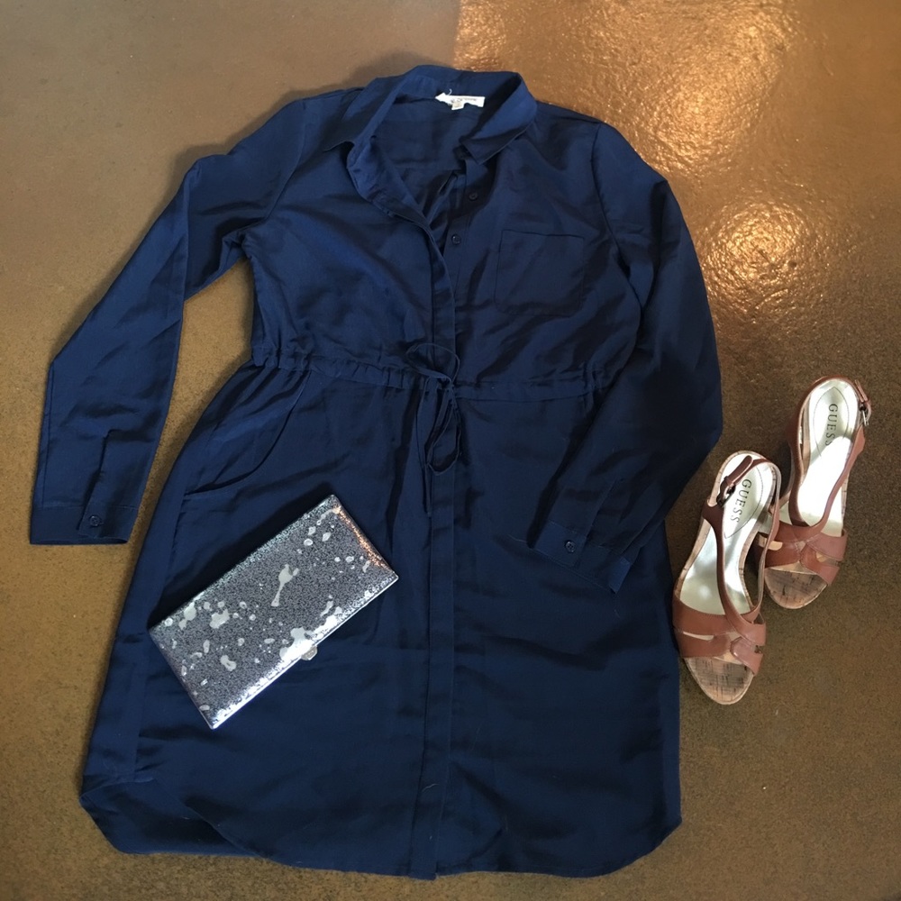 Navy long sleeve dress (never worn)