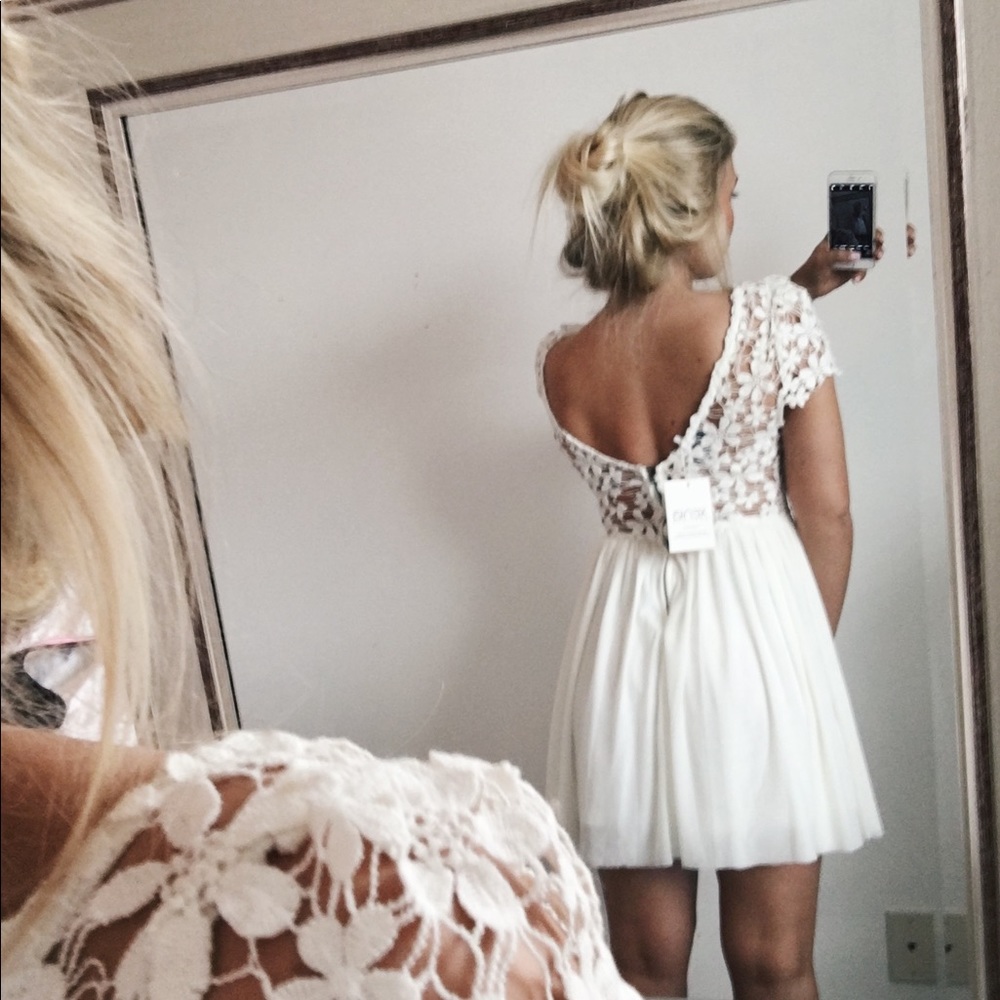 White/Ivory Lace Dress