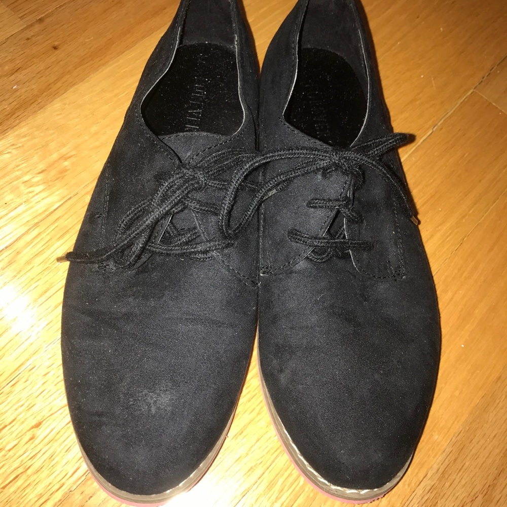 Suede Oxford Shoes