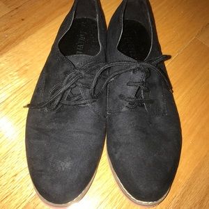 Suede Oxford Shoes