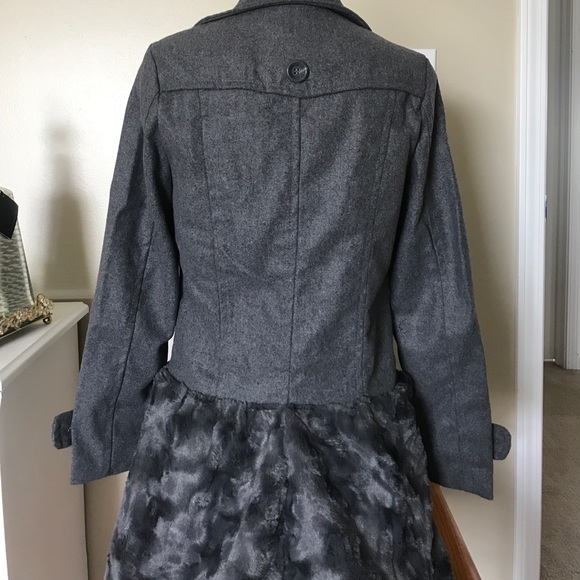 Faux Fur Peacoat - Picture 5 of 6