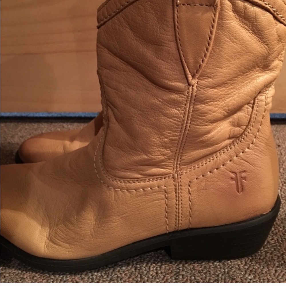 Frye ankle boots kids size 4 ladies 6 leather