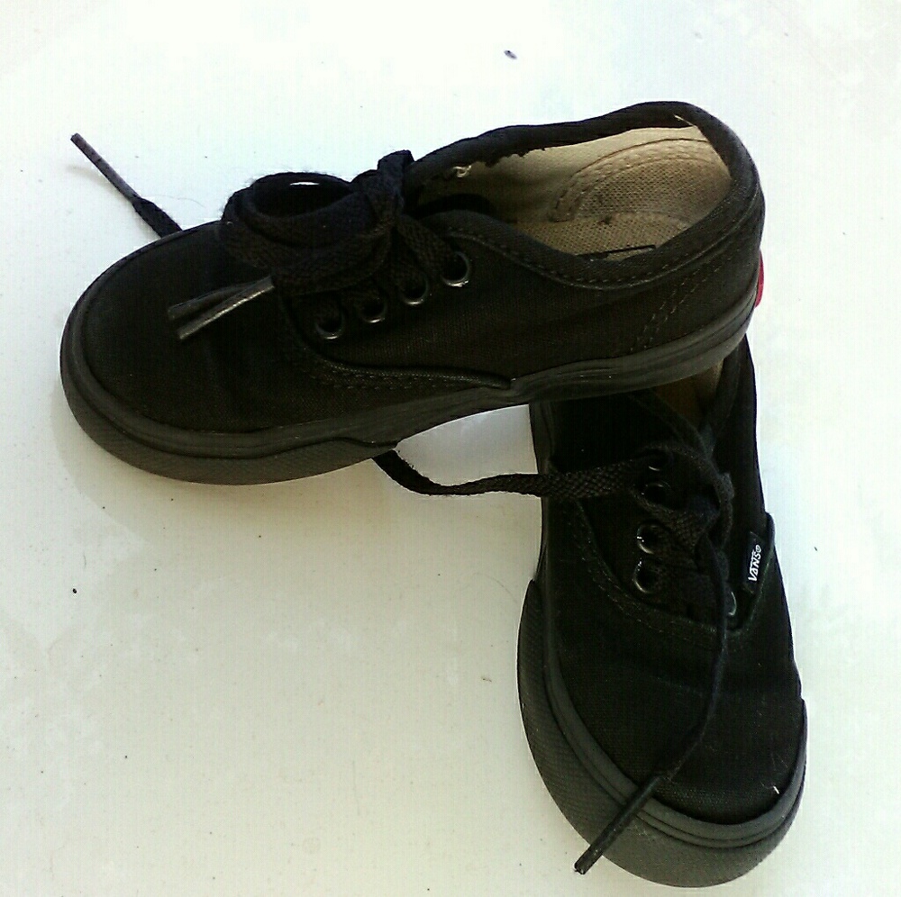 Toddler Black Vans