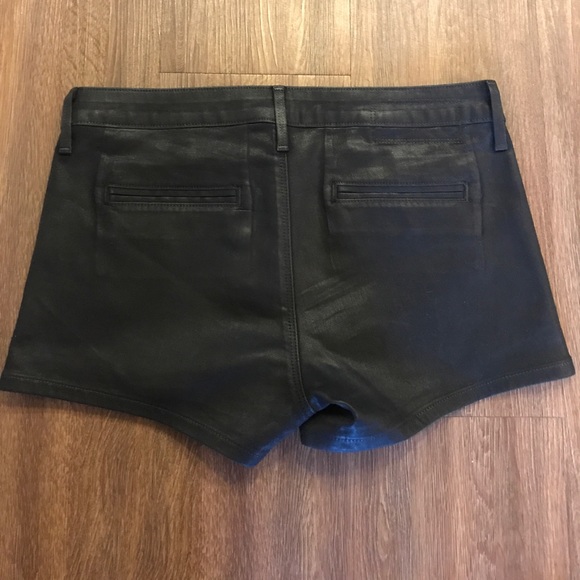 DSTLD Coated Denim Shorts - Picture 2 of 4