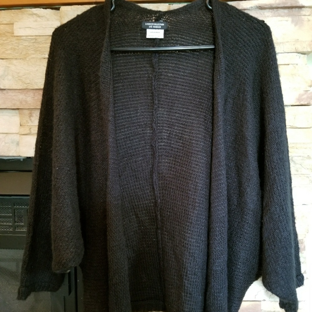 NWOT Crazy Soft Black Batwing Cardigan