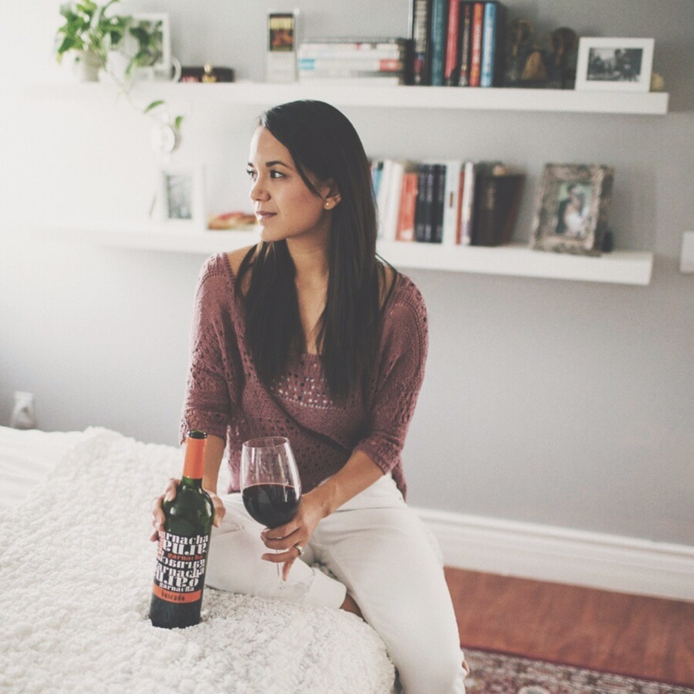 Crocheted Maroon blouse