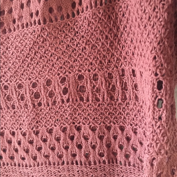 Crocheted Maroon blouse - Picture 2 of 3
