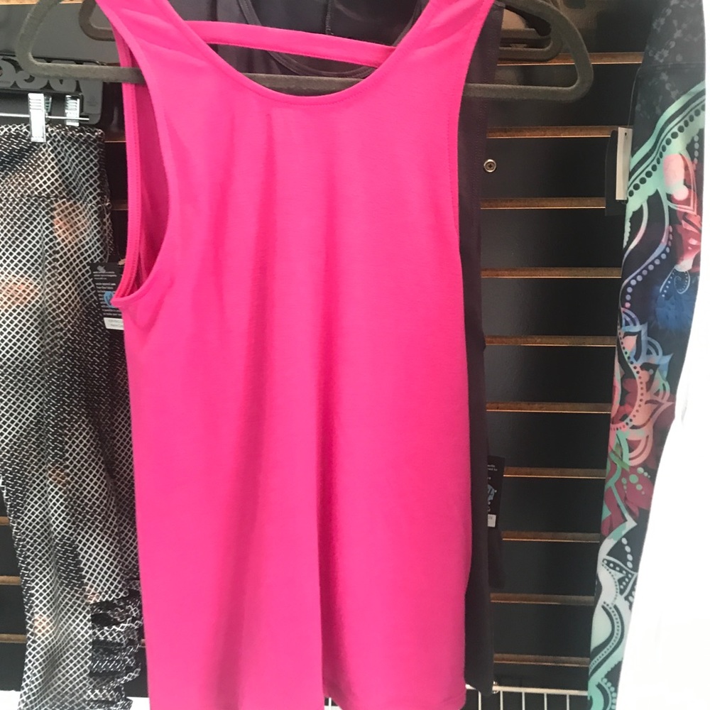 Onzie open back tanks