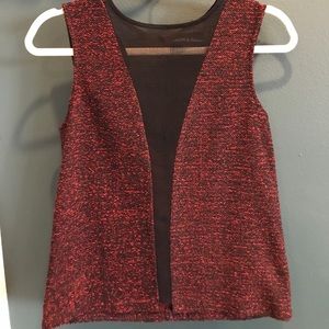 Red and Black tank