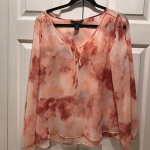 White House black market flowy shirt