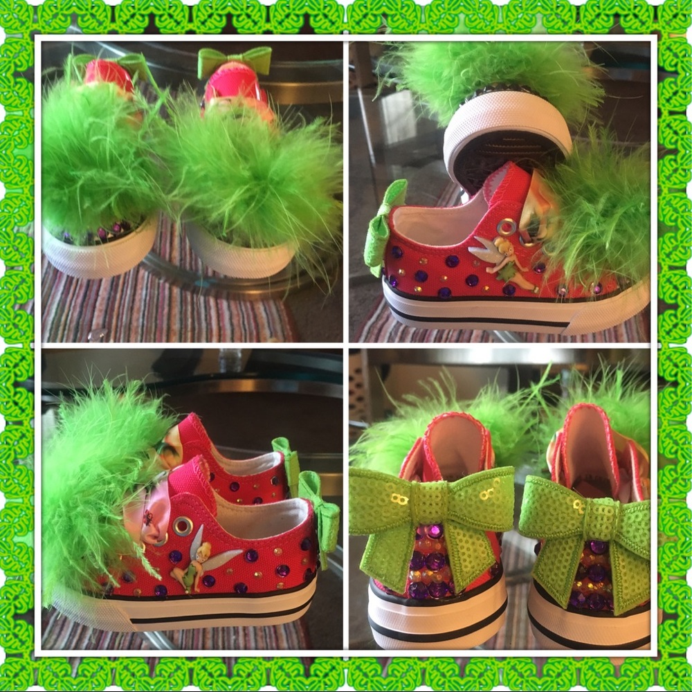 Tinker bell sneakers size 4