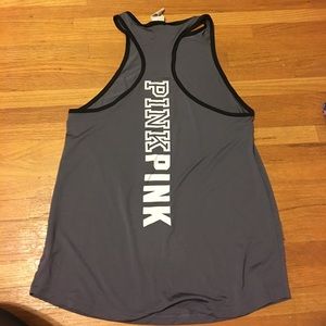 PINK athletic razorback tank
