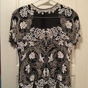 Vintage Beaded and Sequin top