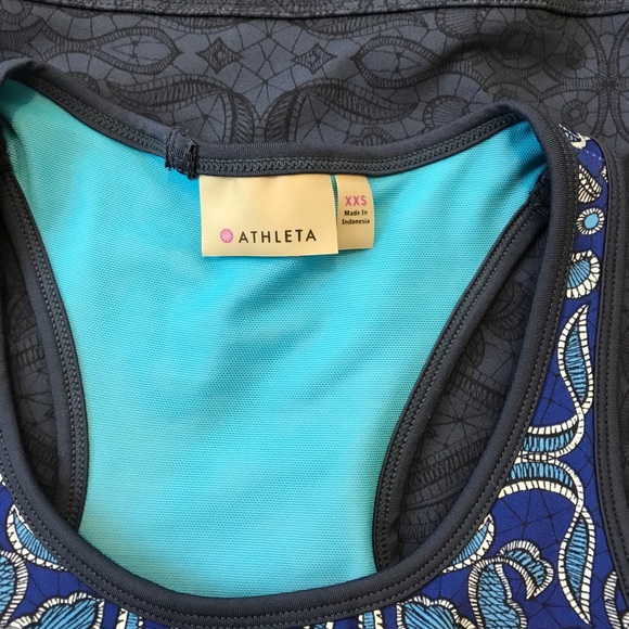 Athleta blue tinker tank Sz XXS - Picture 4 of 6
