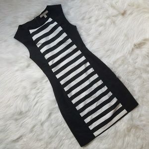 Banana Republic Black and White Sheath Dress