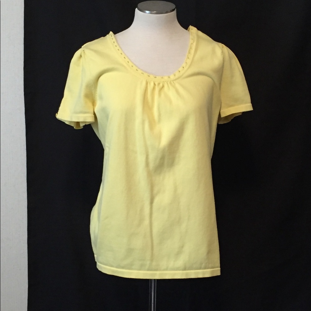 LANE BRYANT lightweight sweater w/puff sleeves
