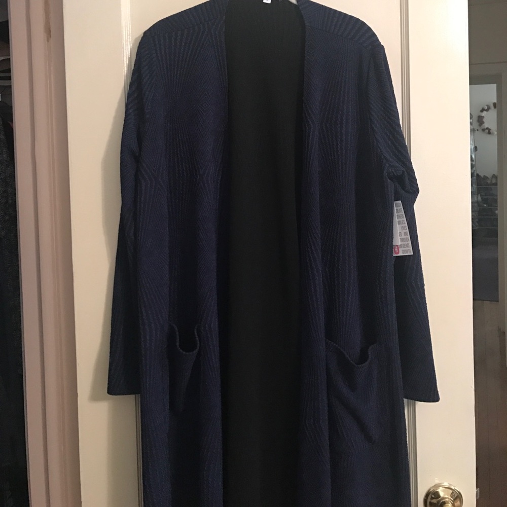 LulaRoe Sarah NWT. Blue/black S