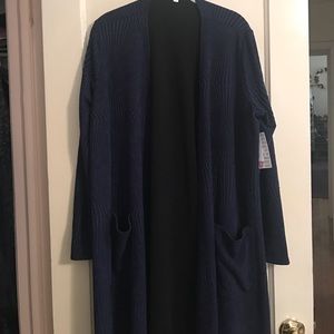 LulaRoe Sarah NWT. Blue/black S