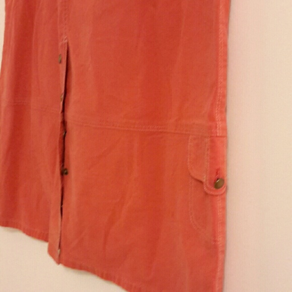 Gelco red jeans skirt midi, 6 - Picture 4 of 7