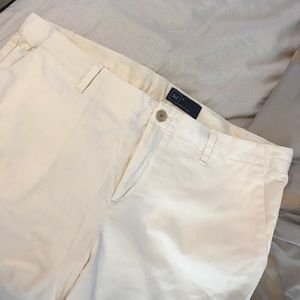 Creamish-white GAP slacks