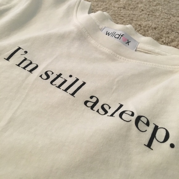 Bloomingdale's Tops - White graphic tee NEVER WORN BRAND NEW