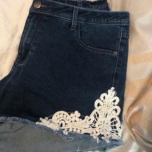 High waisted shorts