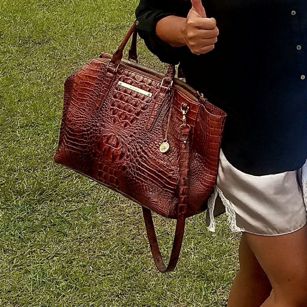 Authentic  Pre Own Brahmin Large Handbag