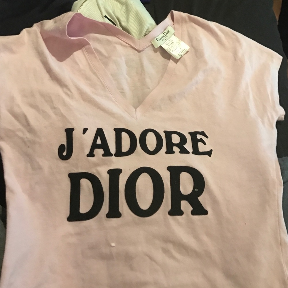 Lilac Christian Dior T shirt