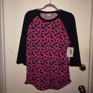 NWT LuLaRoe Randy - butterflies, Size Large