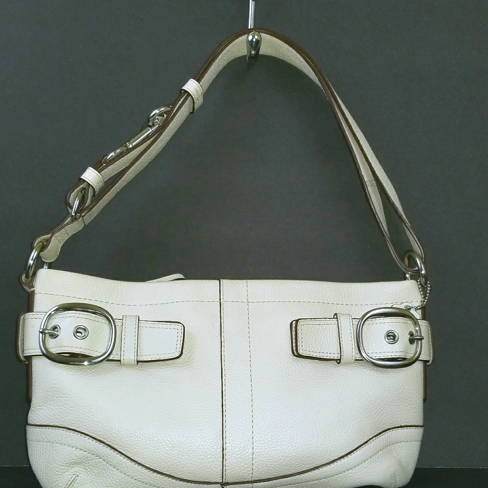 Coach Leather Small Buckle Duffel