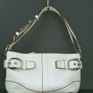 Coach Leather Small Buckle Duffel