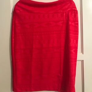 LulaRoe Cassie. NWOT. Perfect. RED! Large