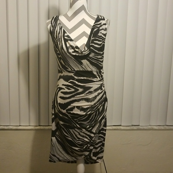 Fitted Polyester Dress