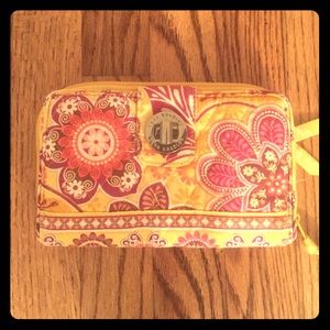 Vera Bradley turn and lock wallet