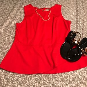 ⭐️NWOT *Plus Size Dress Barn peplum tank