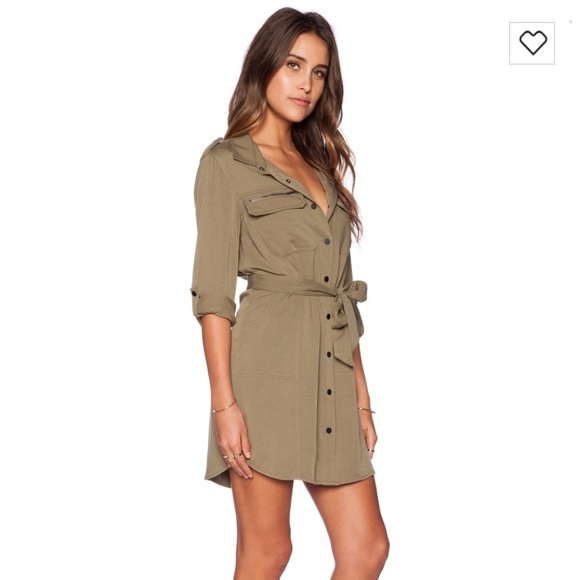 Sanctuary Village Shirt Dress in Safari - Picture 2 of 5