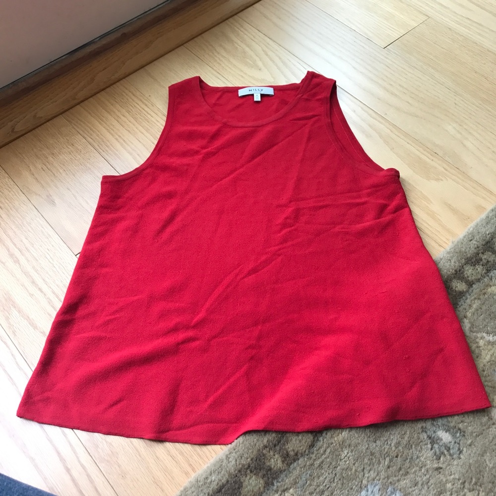 Milly Red Swing Tank.