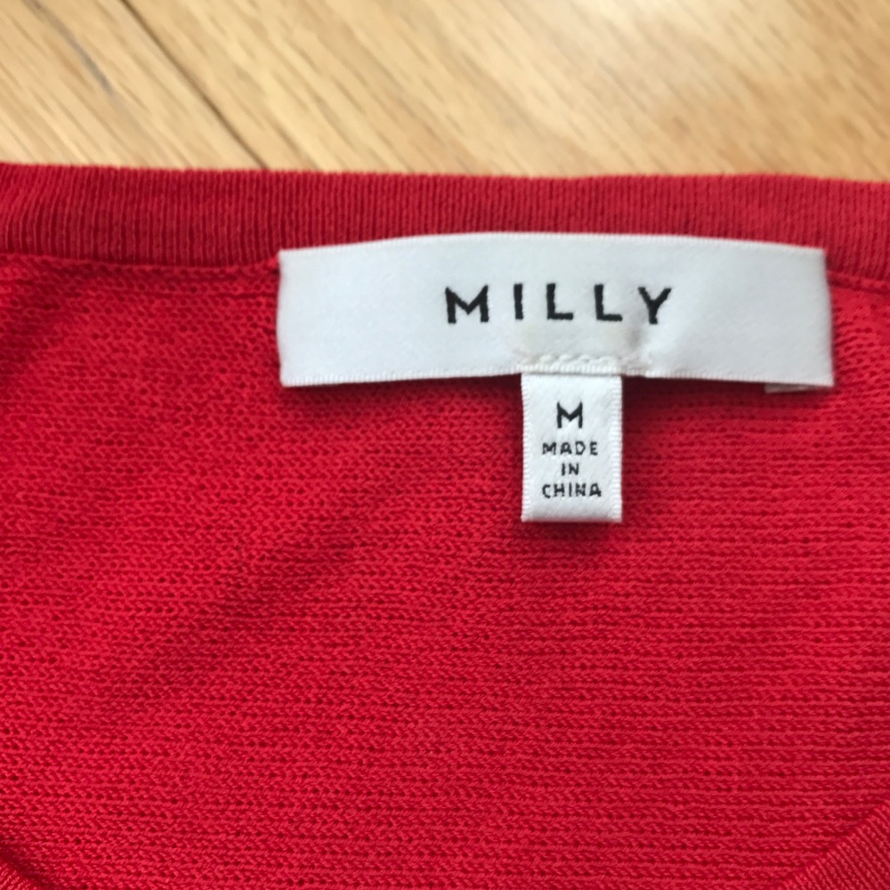 Milly Red Swing Tank. View 2