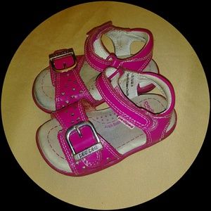 Pink PediPed Toddler Sandals