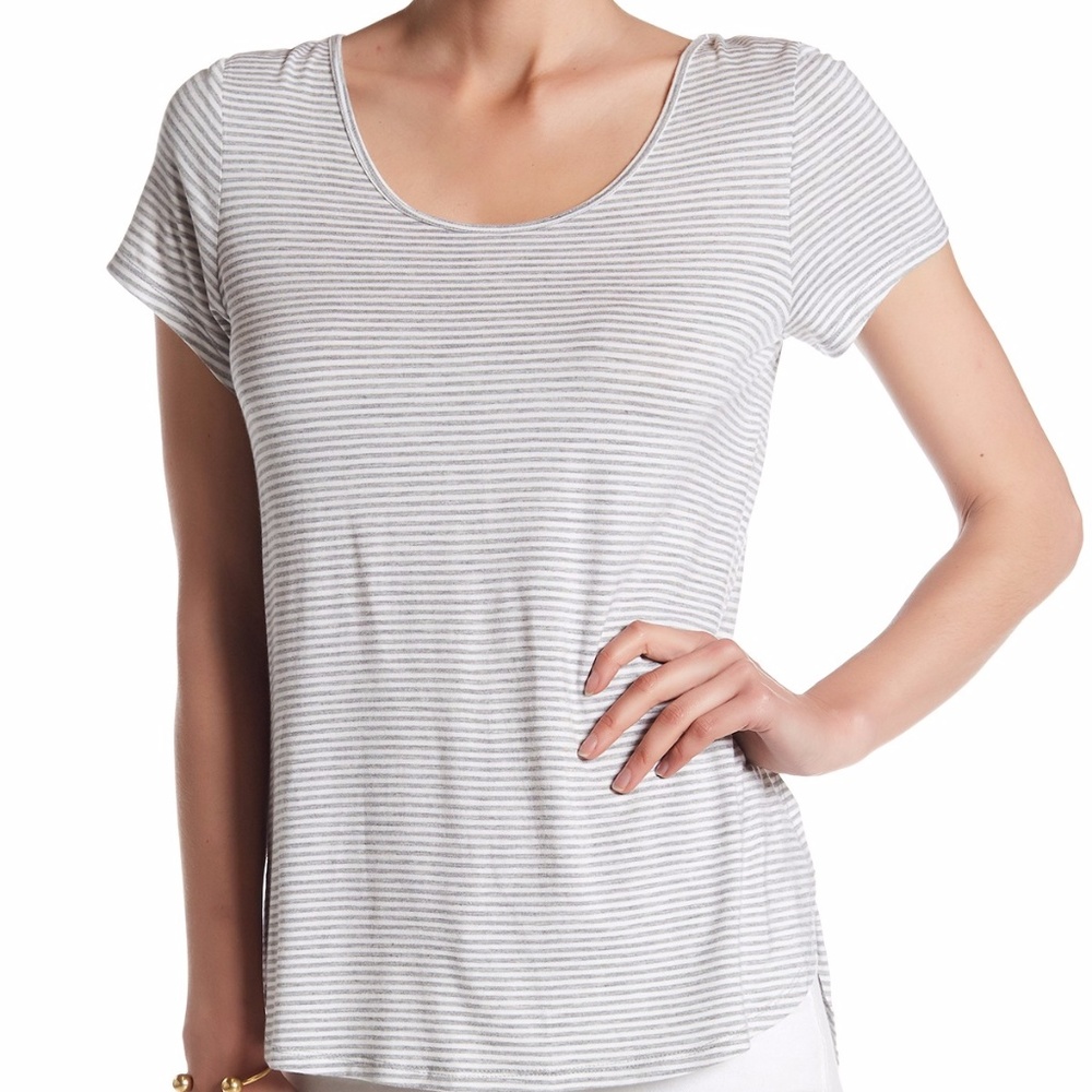 NWT Olivia Sky strap Back Hi-Lo Tee - Size S