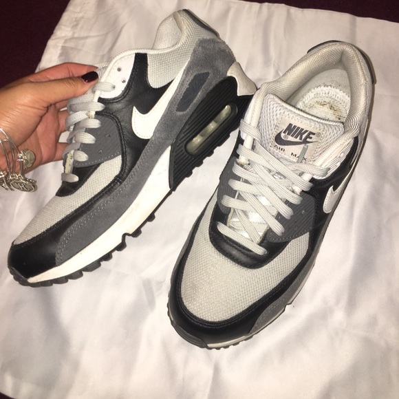 Grey/Black Nike AirMax 90 - Picture 3 of 7