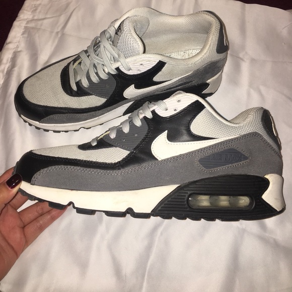 Grey/Black Nike AirMax 90 - Picture 4 of 7