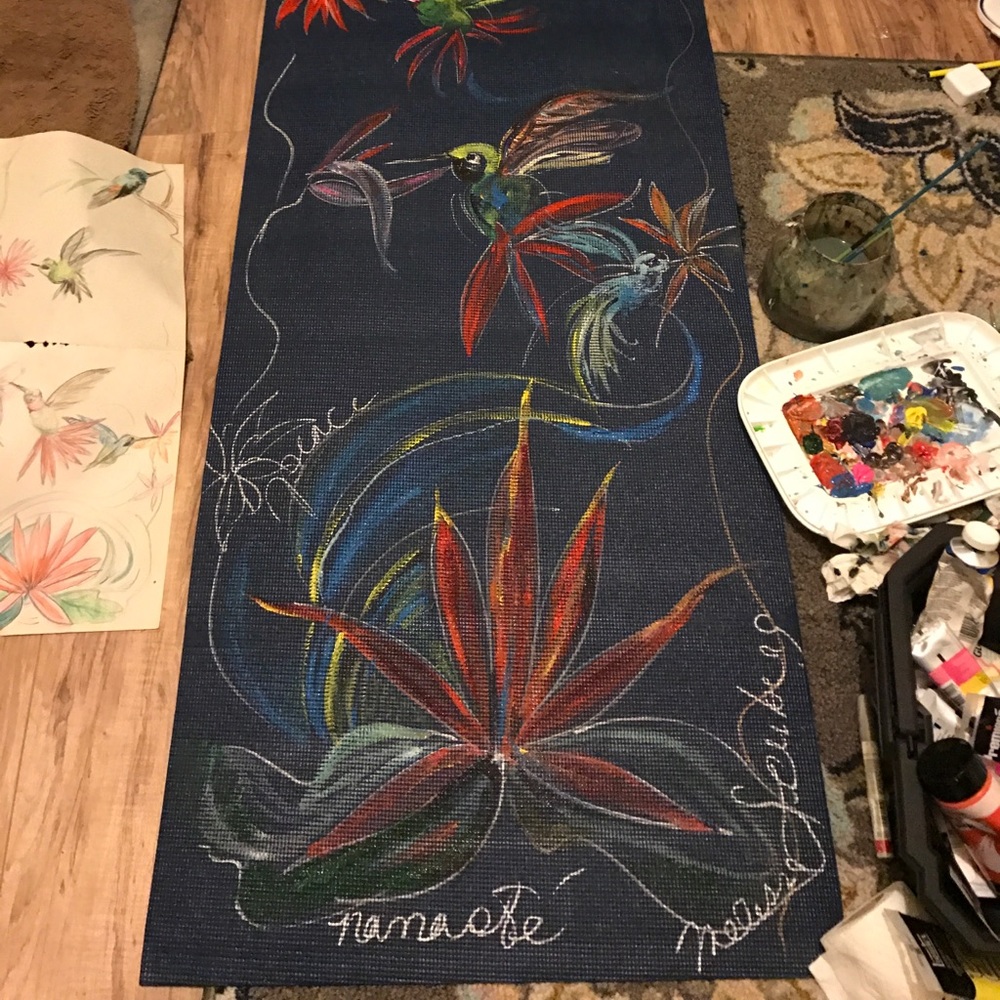 Painted Yoga mats